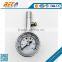 (YT-40A) 40mm chrome placted material small size customed acceptable car tire use turbo pressure gauge meter