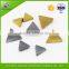 YG6/p30 tungsten carbide brazed tips, lathe tips with silver and golden color