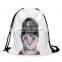 Hot Sale Full Printing Soft Cloth Drawstring Bag