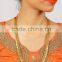 South Indian Ethnic Bollywood Jewellery Gold Plated Ginni Necklace & Earrings Set