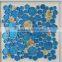 Cheap price laminate crystal glass mixed brushed stainless steel mosaic                        
                                                                                Supplier's Choice