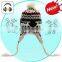 Uneed embossed christmas beanie hat with built in headphones