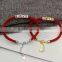Adjustable 925 Sterling Silver Kabbalah Red String Couple Bracelet Wholesale