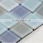 white and black color kitchen wall crystal glass mosaic tile
