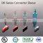 Soft PVC connector sleeve for spade connector REACH RoHS UL Certificated