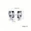 China Wholesale Market Stainless Steel Mens Silver Huggie Earrings