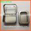 rectagular shape mini name card tin cans/tin boxes