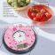 round sharp digital kitchen scale with clock function tare function