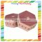 Customized design strong full color printing paper hexagon boxes