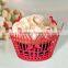 birdcage cupcake wrapper laser cut decoration with good quality