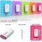  wholesale 2015 hot seling rubber oil surface power bank 4400mah various color smartphone universal power bank charger