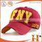custom high quality sports hat red cotton