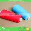 Bulk production with low price 50% cotton 50% polyester very cheap open end carded cotton yarn for knitting carpet