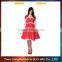 Best selling women party dance costume red sexy dress costume