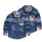 Factory wholesale custom boys 100% cotton fancy jeans shirt for boys