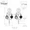 Jewelry Fashion Gold Earring, Fashion Earring, Alloy Dangle Skull Earrings Jewelry