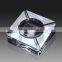 Wholesale k9 glass crystal engraved factory large crystal ashtray