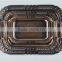 tea tray snack tray stainless steel cupcake tray T239