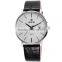 SKONE 9307 mens simple date calendar leather wrist watch