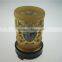 Eco-friendly new designed jade rotating brush holder pen container tubular penrack