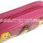 Pink pricess pencil stationery case for girls