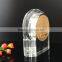 New design decoration favor crystal clock on desktop