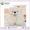 Custom 80cm Stuffed White Plush LED Teddy Bear Toy for Valentine' Day