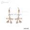 Fashion 18K Gold Diamond Cherry Shape Wedding Earring
