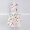 Fashion Children Girls Princess Dress With Jacquard Flower Digital Printed Bow Decoration Girls Dress