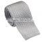 Popular Promotional Casual Skinny Pure Color Knit Ties For Mens