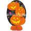 Huge Vintage Thanksgiving Fall Hallmark Paper Honeycomb Pumpkin Centerpiece