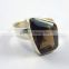 Natural Faceted smoky quartz ring sterling silver ring small to big all size