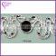 New Arrival Factory Wholesale square rhinestone ribbon buckle for wedding