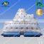 water games island floating climbing wall inflatable island