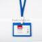 Eco friendly material PP plastic id card holder with lanyard