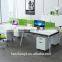 office furniture melamine boss office desk with front modesty panel