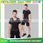 Factory price gym fittness clothing new design men's blank sport t shirt and short