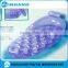 SEDEX factory sale transparent purple pvc inflatable swimming pool float lounger/water mattress