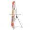 Aluminum adjustable x stand system with adjustable gear