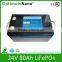 Rechargeble Deep Cycle 24V 80Ah LiFePO4 Battery