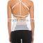 Custom Logo Women Fitness Sports Mesh Block Tank Top