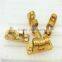 daily use hardware component gold plating , fake gold color plating metal parts