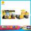 Main product kids bricks engineering vehicle 43pcs model educational toy