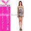 Latest Design Cotton Material black short dress