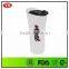 Promotional 16 Ounce Double Wall Plastic Water Cups With Lid