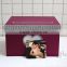 High quality wedding card box with photo frame / event card boxes
