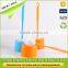 Plastic toilet brush with holder, toilet cleaning brush against dampness, toilet brush set and caddy