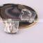 Natural Lapis Lazuli Druzy Stone Rings, Pave Crystal Rhinetone Single Stone Ring Design