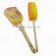 JML Bathroom Necessities custom shape bath sponge disposable foam bath sponge with handle