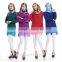 Latest Design Muslim Women Long Tops Blouse Islamic Clothing Malaysia Chiffon Tops